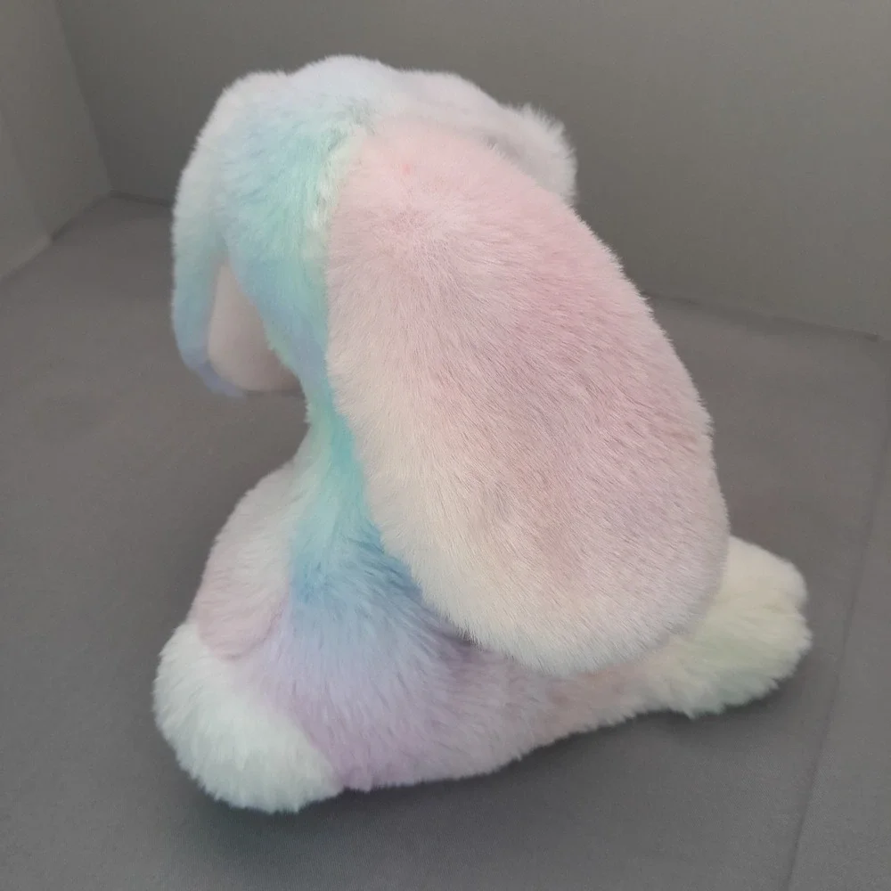 Douglas Cuddle Toys Rainbow Pastel Bunny Rabbit Plush Stuffed Animal 9 Inch